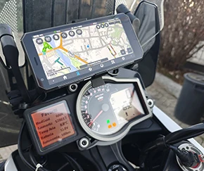 Rugged Handheld Solutions Tailored for Motorcycle Use